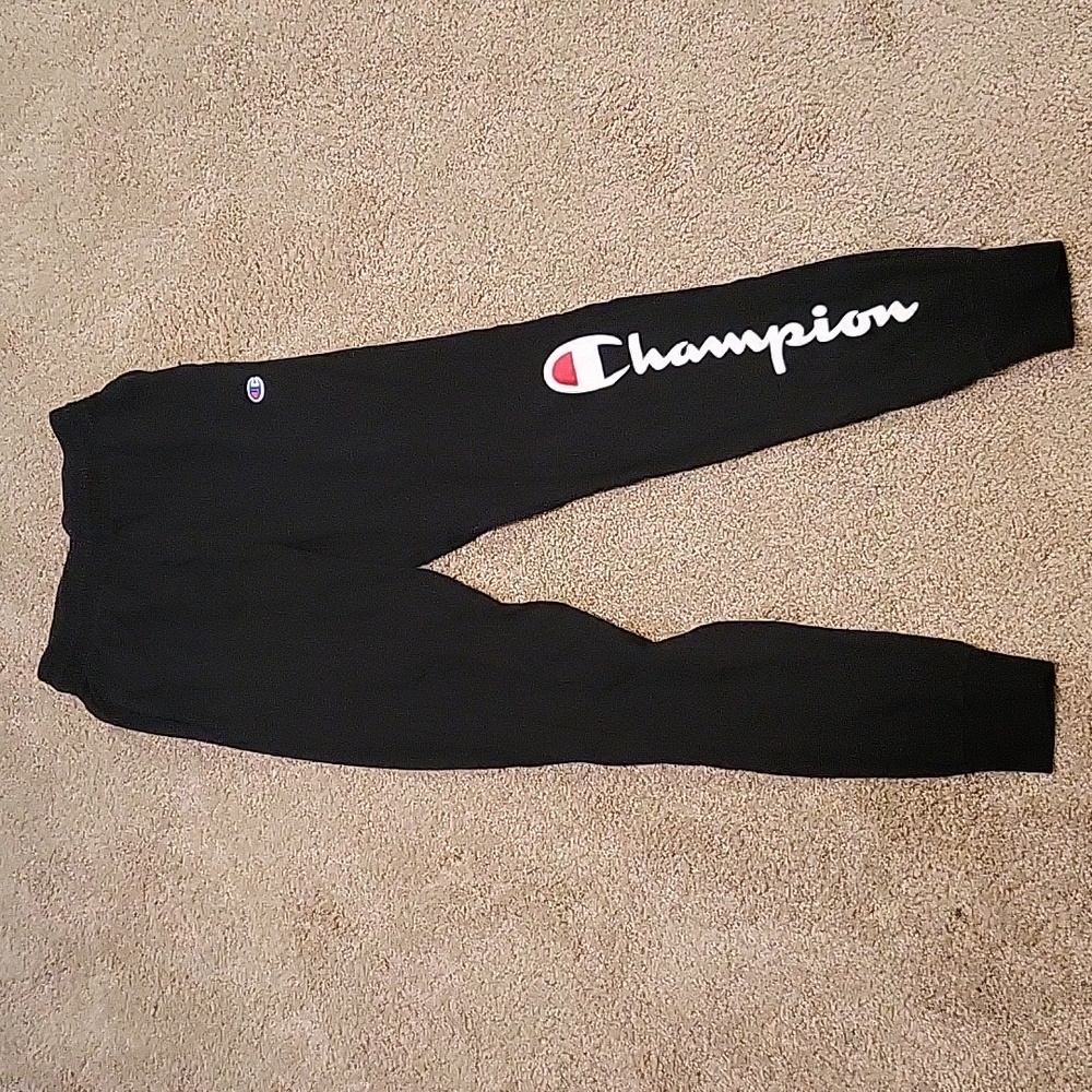 Boys black sweats champion